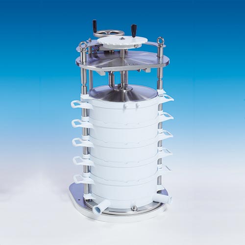 SXLPDE1408SP: Stax large depth filter capsule, dual-layer media grade PDE1, 0.1-3 µm retention rating, 1.0 m² EFA product photo