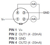 M12 Connector Configuration (IEC 61076-2-101)