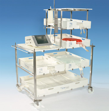 Allegro trolley configured for inline integrity testing of a sterile filter prior to buffer filtration Allegro trolley configured for inline integrity testing of a sterile filter prior to buffer filtration