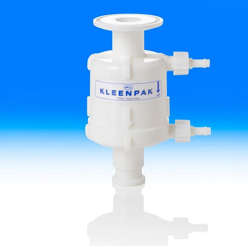 Pegasus™ Protect membrane in Kleenpak™ capsule, 0.2 µm nominal pore size (adsorptive pre-filter), 286 cm² EFA, 1 in. Triclamp inlet connection and ½ in. Triclamp outlet connection, suitable for gamma irradiation product photo Primary L