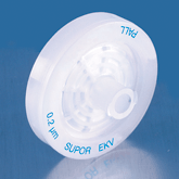 Supor® EKV membrane in Mini Kleenpak™ syringe filter capsules, 0.2 µm removal rating, 2.8 cm² EFA, pre-sterilized by gamma irradiation, box of 50 product photo Primary L
