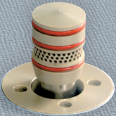 Chromatography Column Nozzle Valve in Unpack Position Resolute Chromatography Column Nozzle Valve in Unpack Position