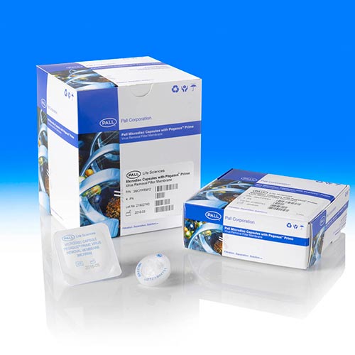 Pegasus™ Prime membrane in Microdisc capsules, 20 nm removal rating, 2.8 cm² EFA, box of 12 product photo Primary L