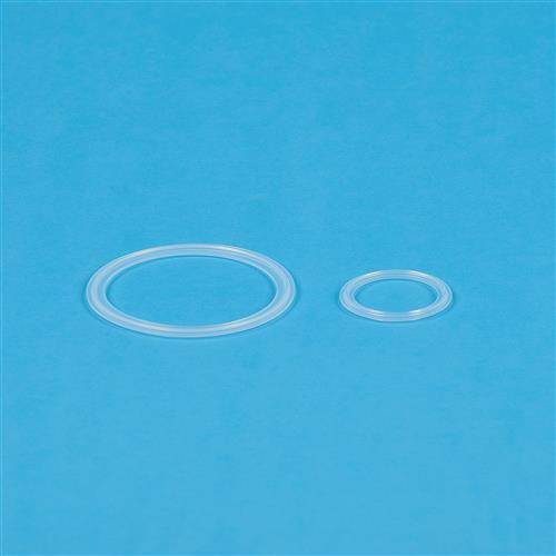 Gasket, 4 in. outlet diameter, white silicone, not gamma irradiated, box of 10 product photo