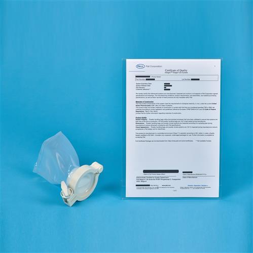 125 mL PD2 powder handling bag, 2 in. sanitary outlet diameter, sterile claim, box of 20 product photo