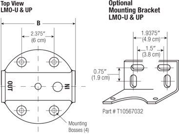 LMO Non-Metallic Housing Top View