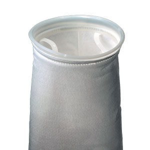 Standard Felt Filter Bags, Felt Polypropylene, 10 micron, Size 2, Rosedale Ring, Welded Seam product photo Primary L