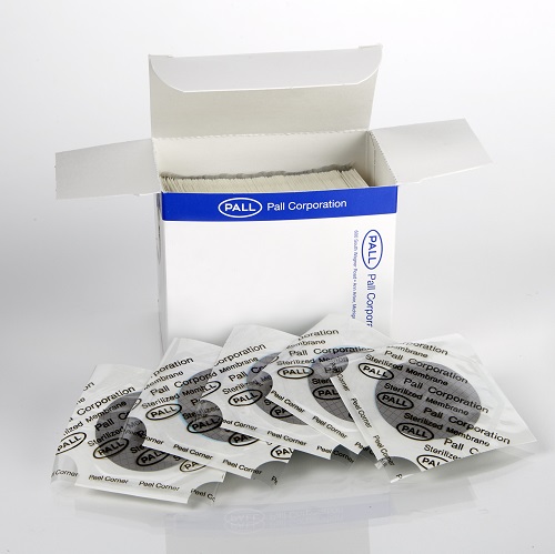 Metricel® Black Membrane, 0.8 µm, 47 mm, Black, Gridded, Gamma Irradiated, Bulk w/ Parchment Separators  (200/pkg) product photo